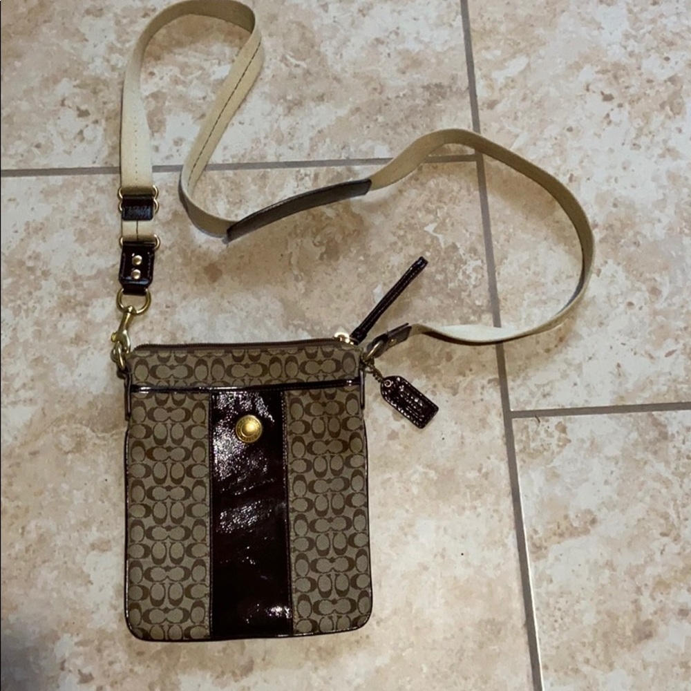 Classic Coach Crossbody Satchel